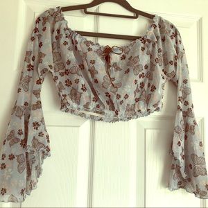 Vintage 90’s Sheer Crop Top